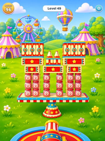 Splash Tower Crush Puzzle iPad screenshot