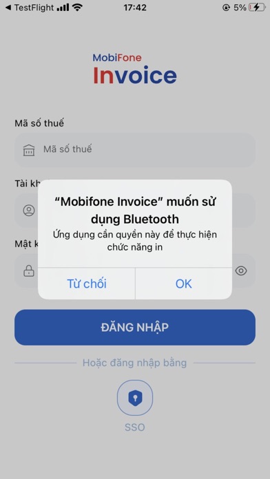 MobiFone Invoice Screenshot
