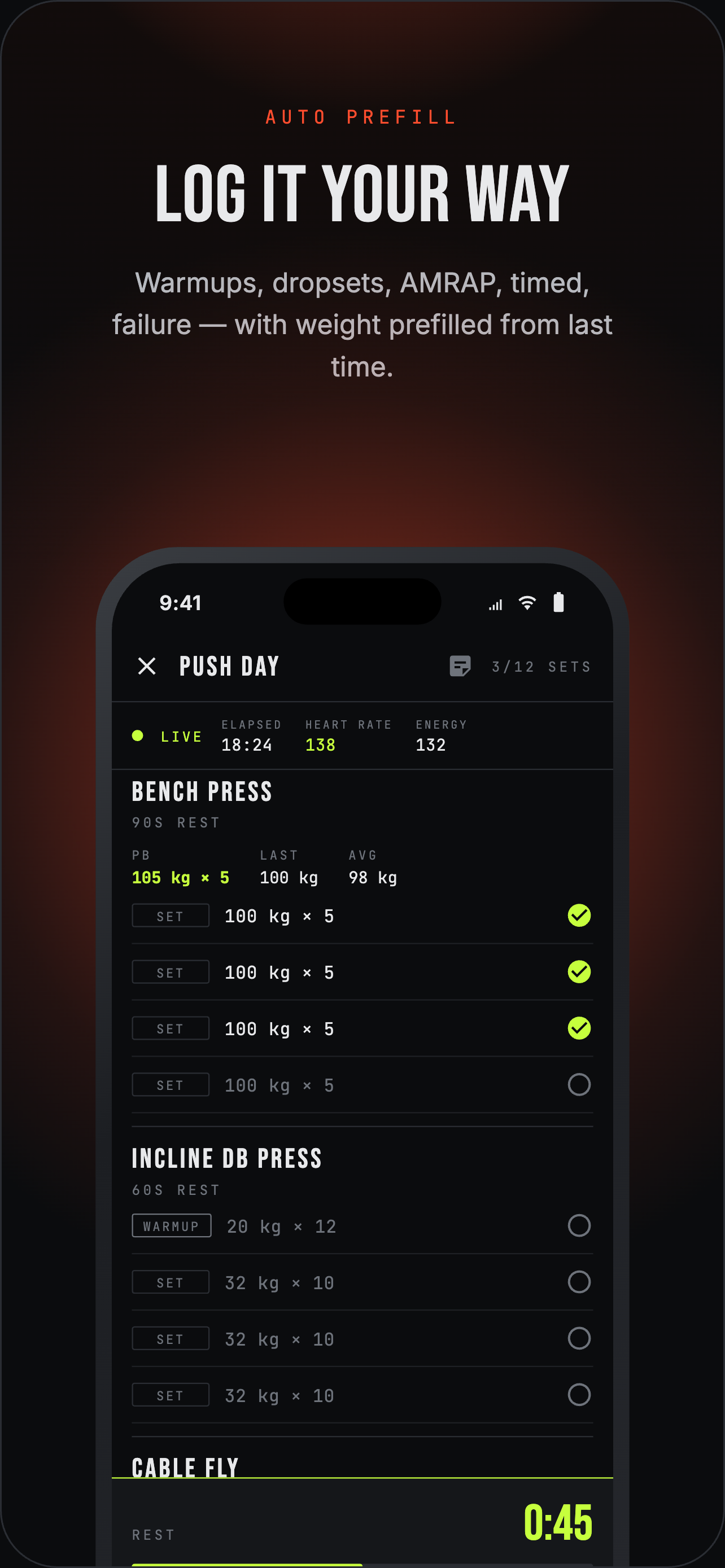 Forge: Workout Tracking screenshot 4