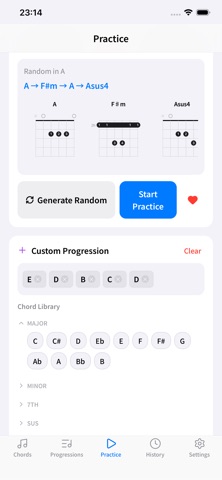 GuitarChordFlow - Practice Screenshot 2 of 6
