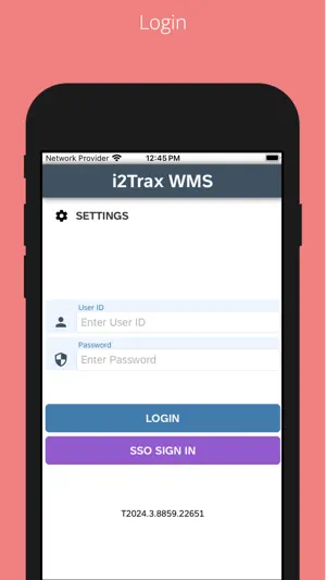 i2Trax WMS screenshot 1