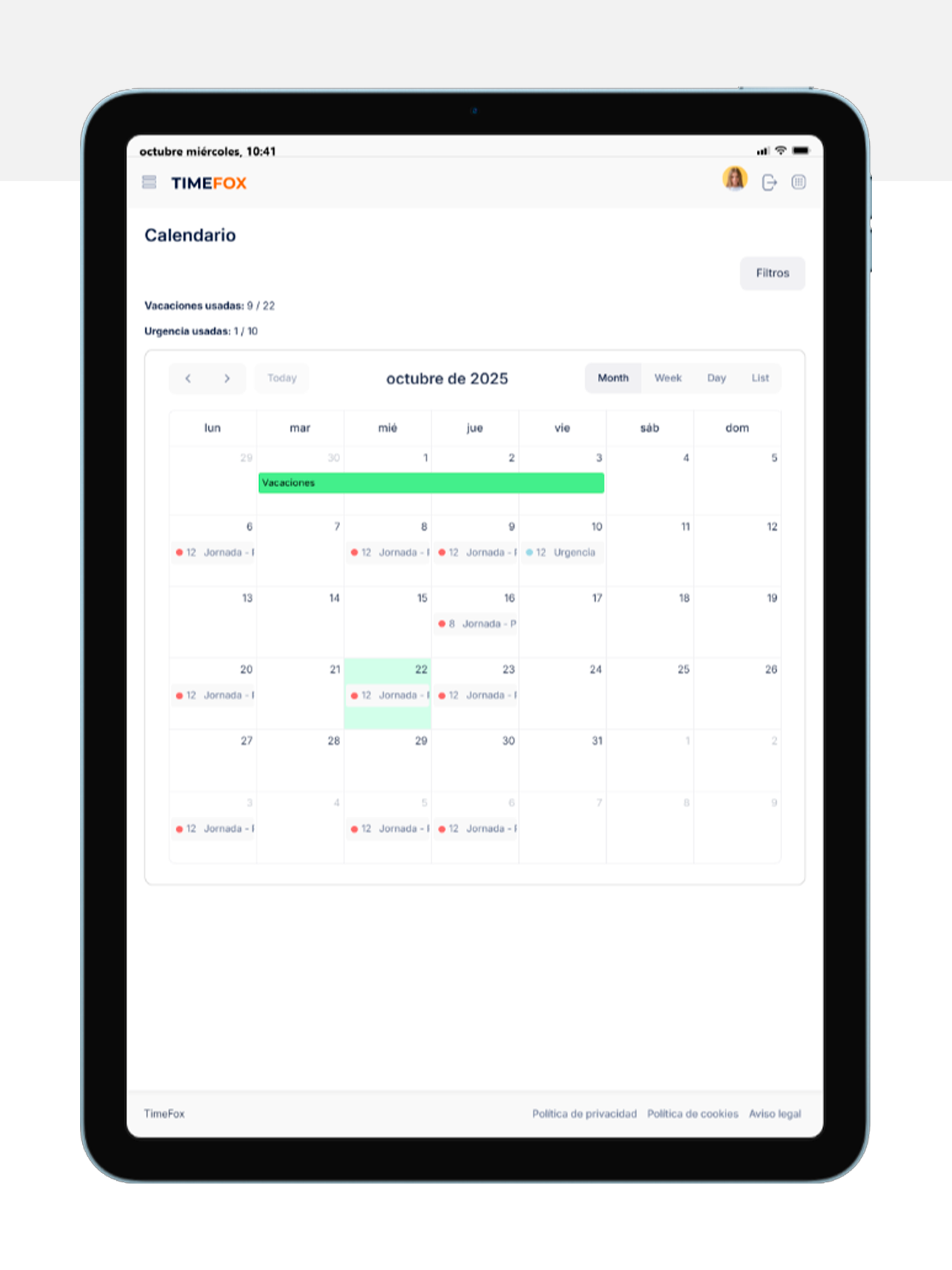 TimeFox screenshot 8