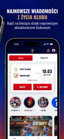 Piast Gliwice Mobile screenshot