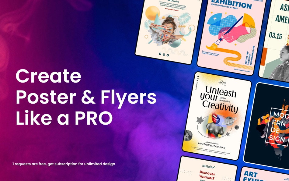 #1. AI Poster Maker - Flyer Design (macOS) 由: Usama Daood
