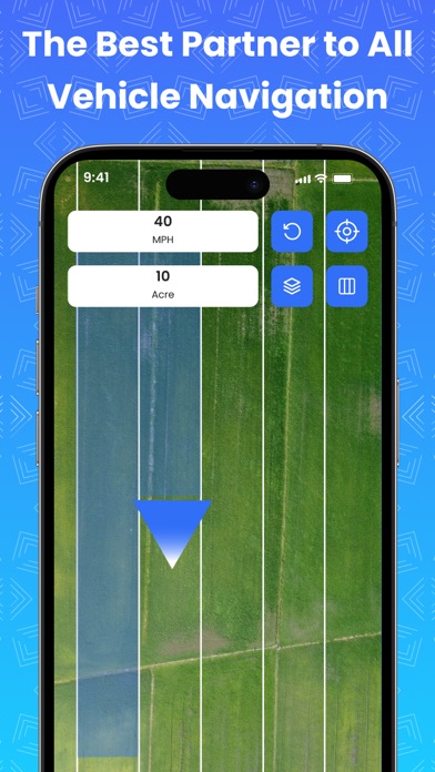 Farm Sprayer GPS Tractor Track Screenshot