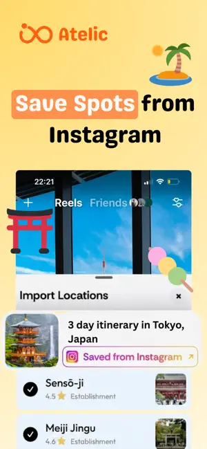 Atelic: Travel Planner screenshot 1