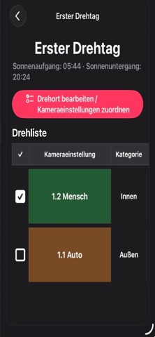 Shot Planer screenshot