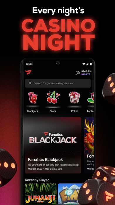 Fanatics Sportsbook & Casino Screenshot