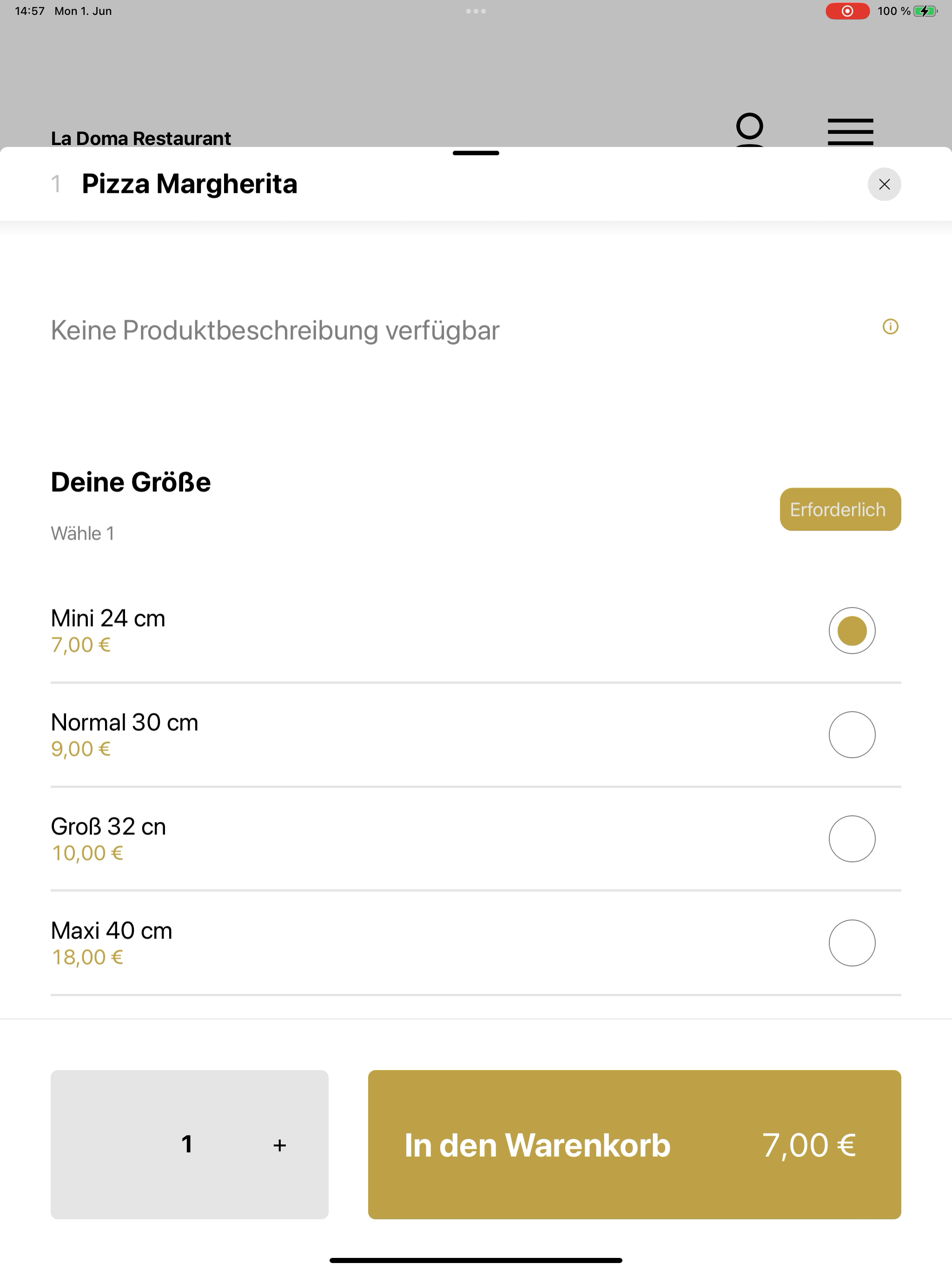 La Doma Restaurant Hofgeismar screenshot 8