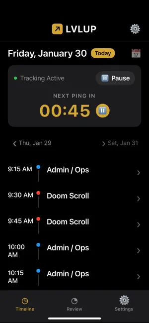 LVLUP: TruthfulTime screenshot 1