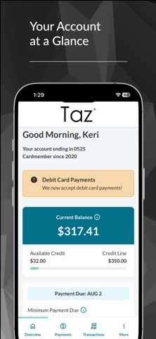 Taz Visa Mobile Screenshot 2 of 6