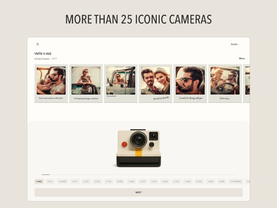 VNTG: Vintage Photo Editor iPad app afbeelding 3