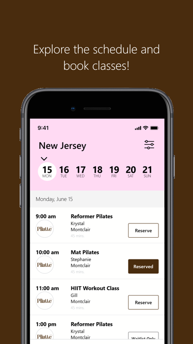 Pilatte iPhone screenshot 3 - Health & Fitness app
