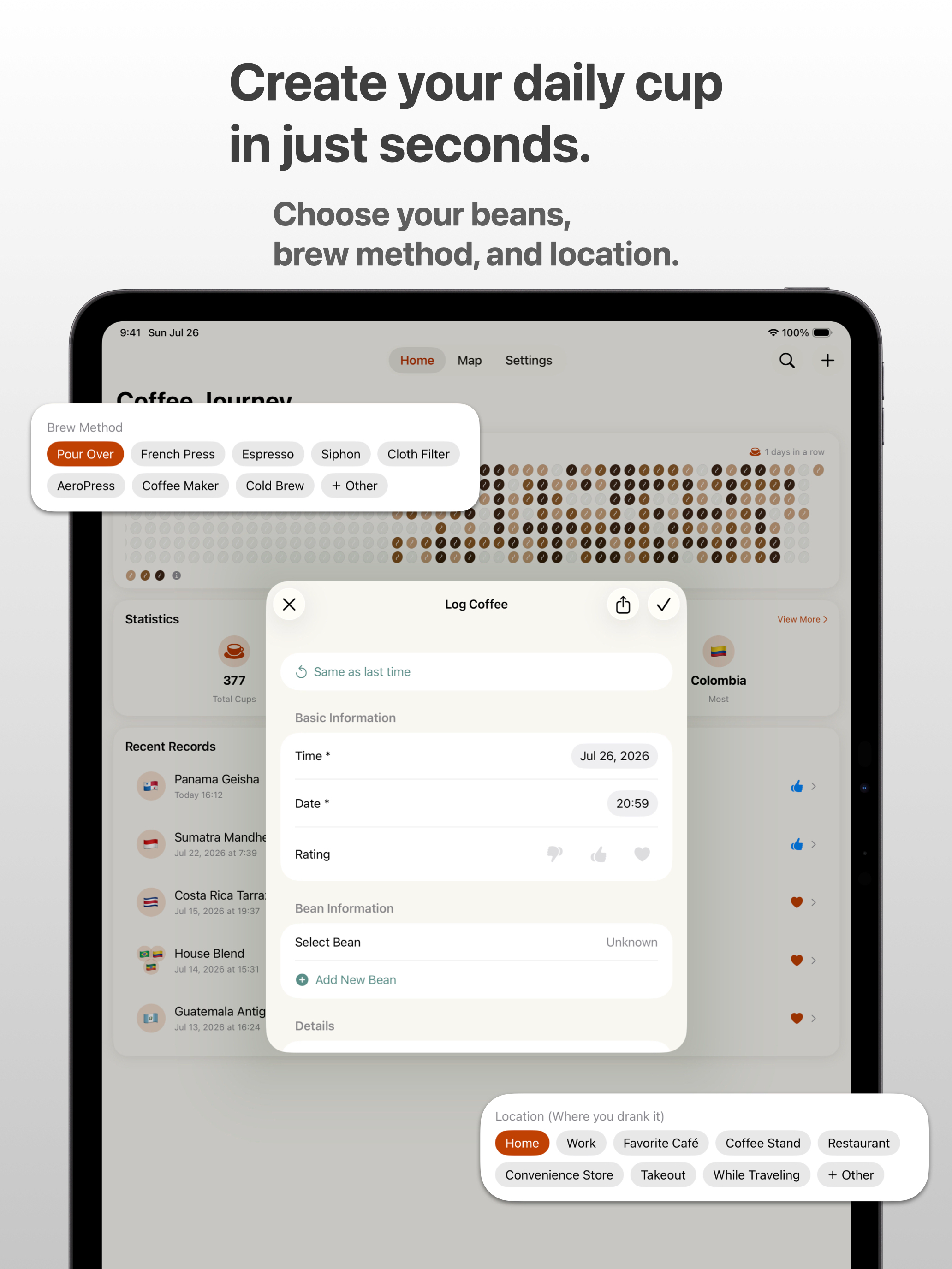 CoffeeJourney – Coffee Tracker screenshot 9