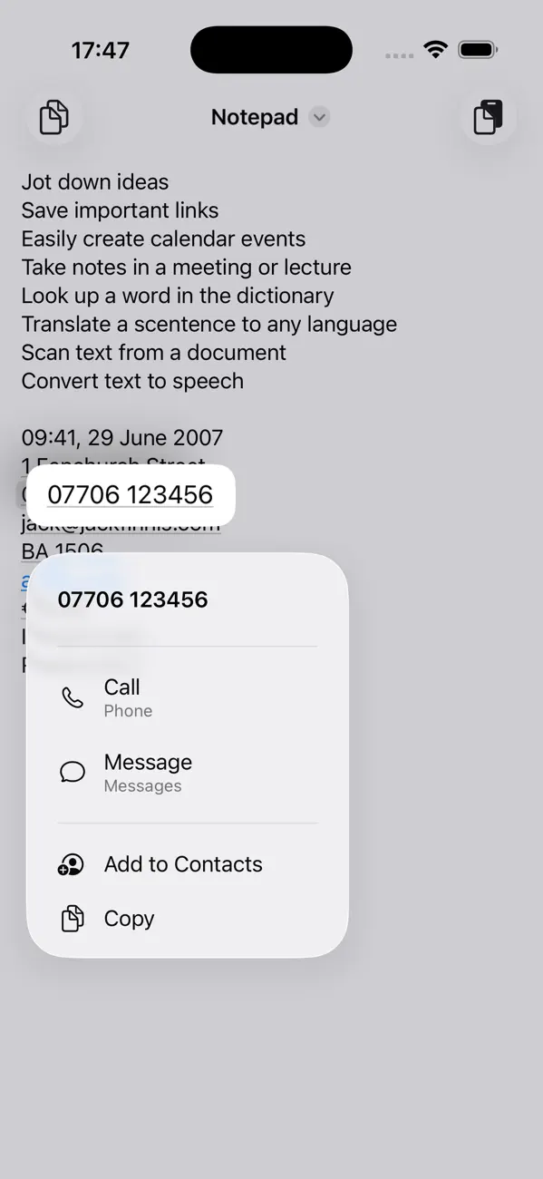 #3. Simple Quick Notepad (iOS) By: Jack Finnis