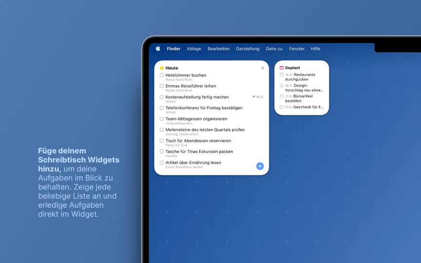 Screenshot von Things 3 auf dem iPhone 8