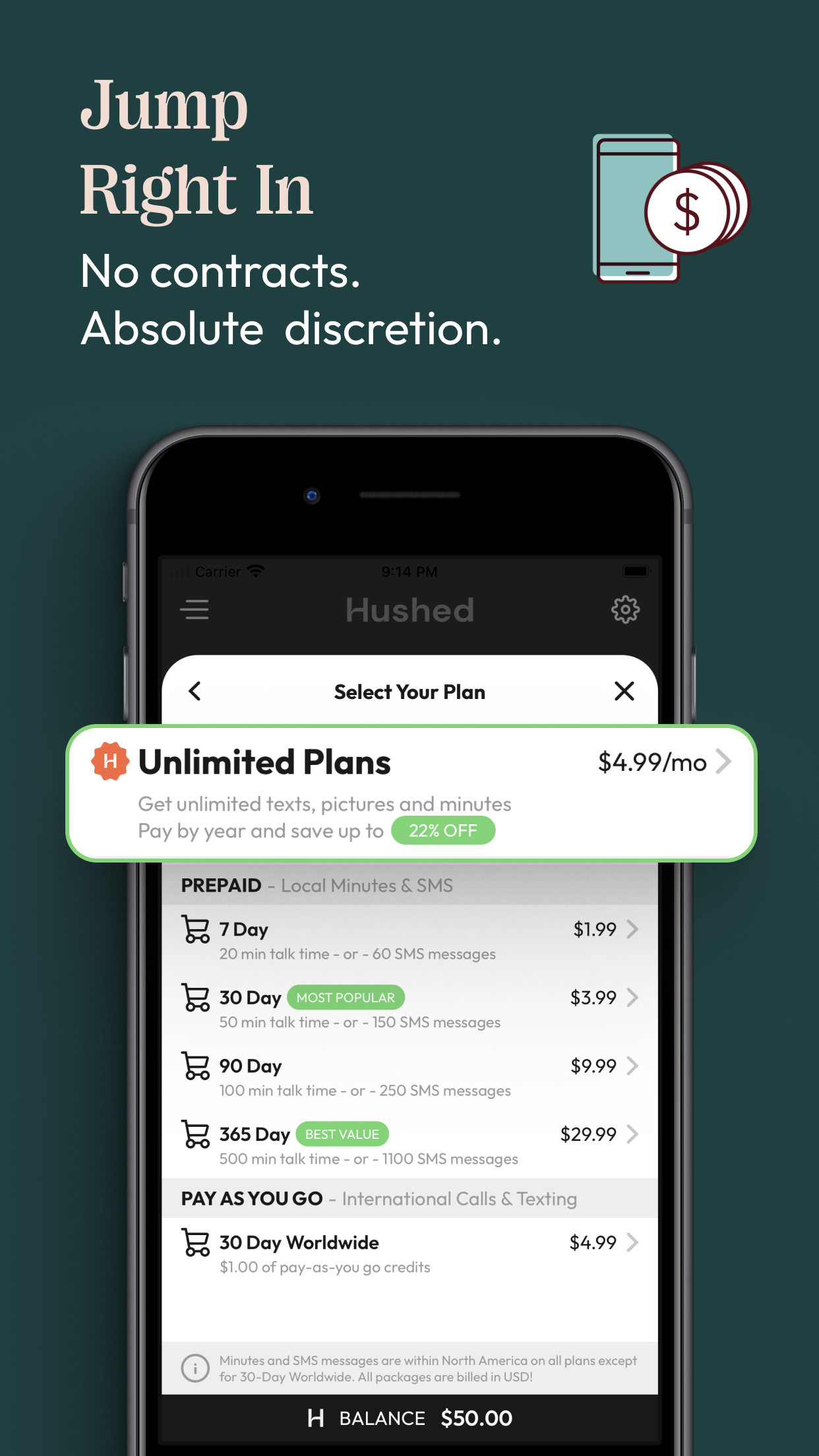 Hushed: UK Second Phone Number