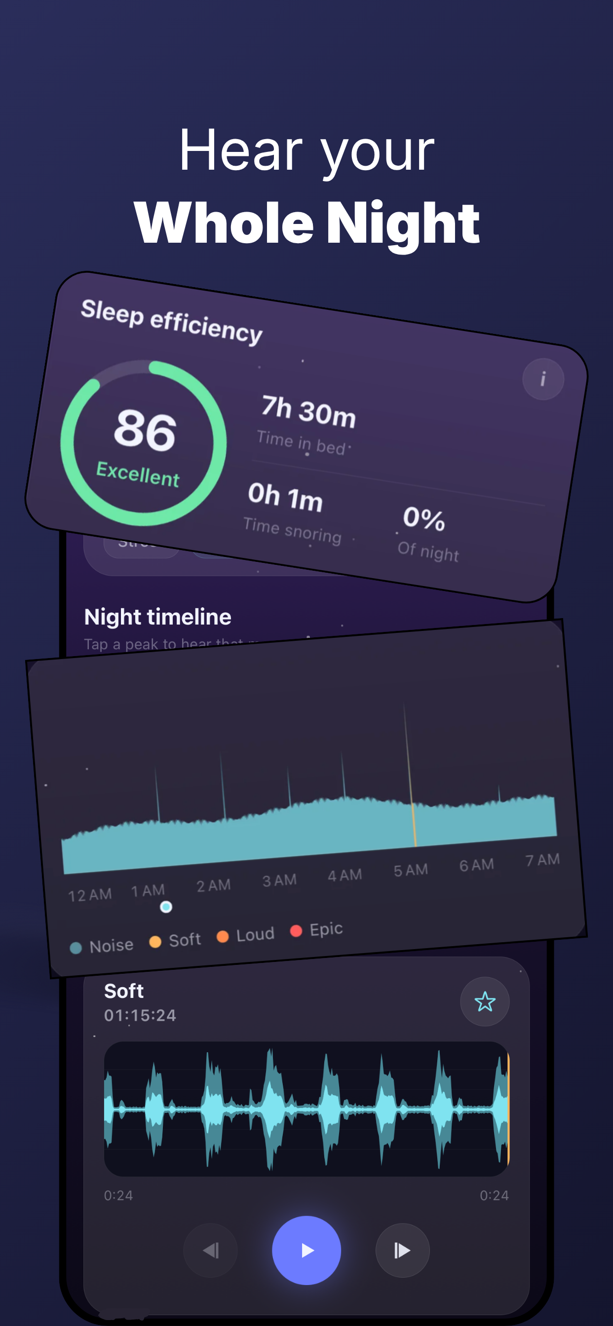 SnoreVault: Snore Tracker screenshot 2