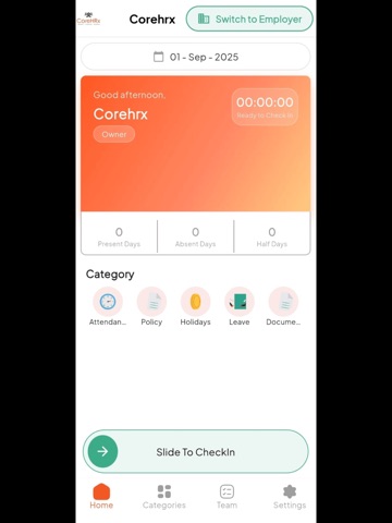 CoreHRx: Payroll & Attendence iPad screenshot