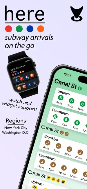 Here - Subway Arrivals screenshot 1