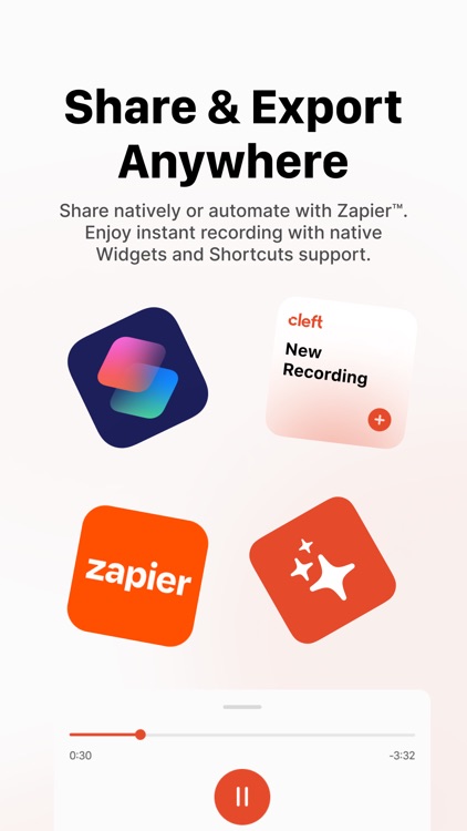 Cleft: AI Voice Memos
