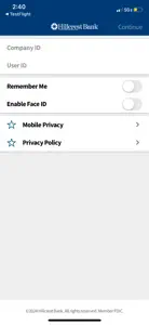 Hillcrest Bank Business Mobile screenshot #2 for iPhone