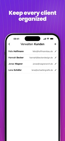 Invoice Creator l Kivana iPhone screenshot