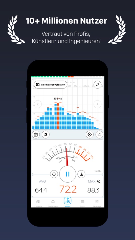 #3. Decibel X PRO: dBA Noise Meter (iOS) 来自: Thanh Dinh