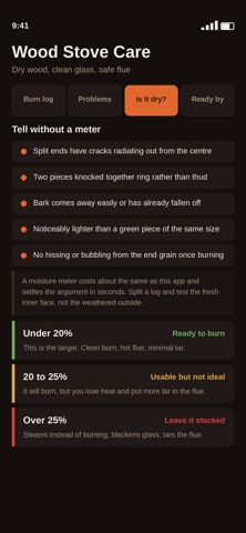 Wood Stove & Chimney Care iPhone screenshot