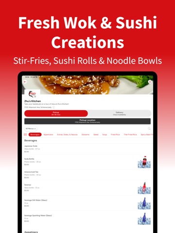 Zhu's Kitchen iPad screenshot
