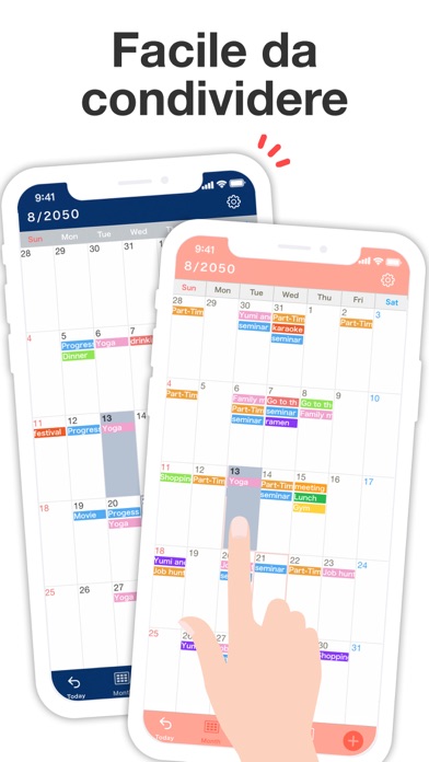 S Calendario: Agenda, Attività