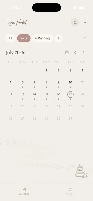 Zen Habit Tracker screenshot 1