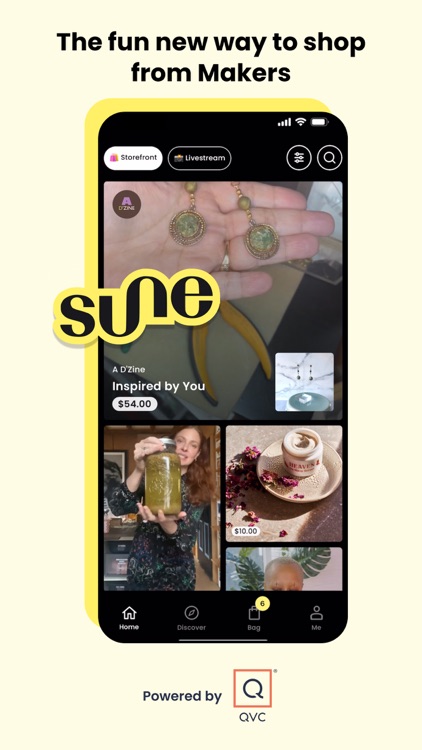 sune: Video based shopping app