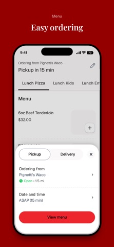 Pignetti's Waco iPhone screenshot
