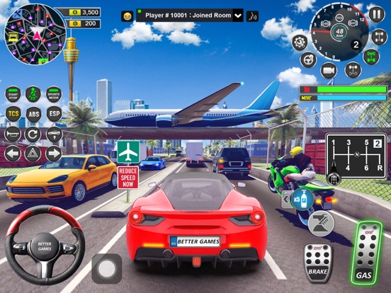 stad auto rijden school SIM 3D iPad app afbeelding 7