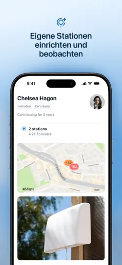 Screenshot von IQAir AirVisual | Luftqualität auf dem iPhone 6