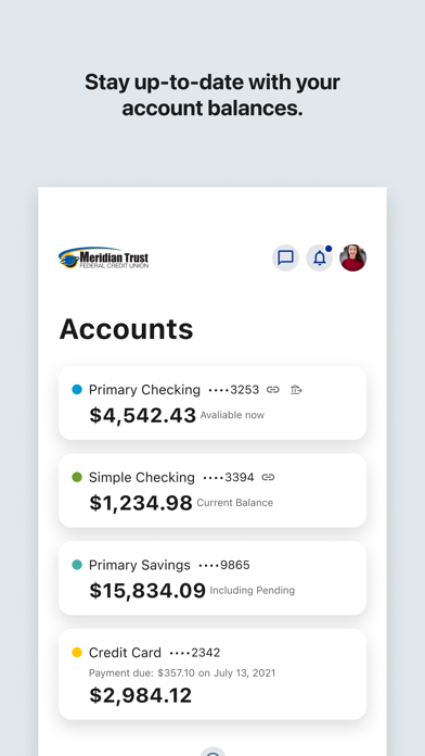 Meridian Trust Screenshot