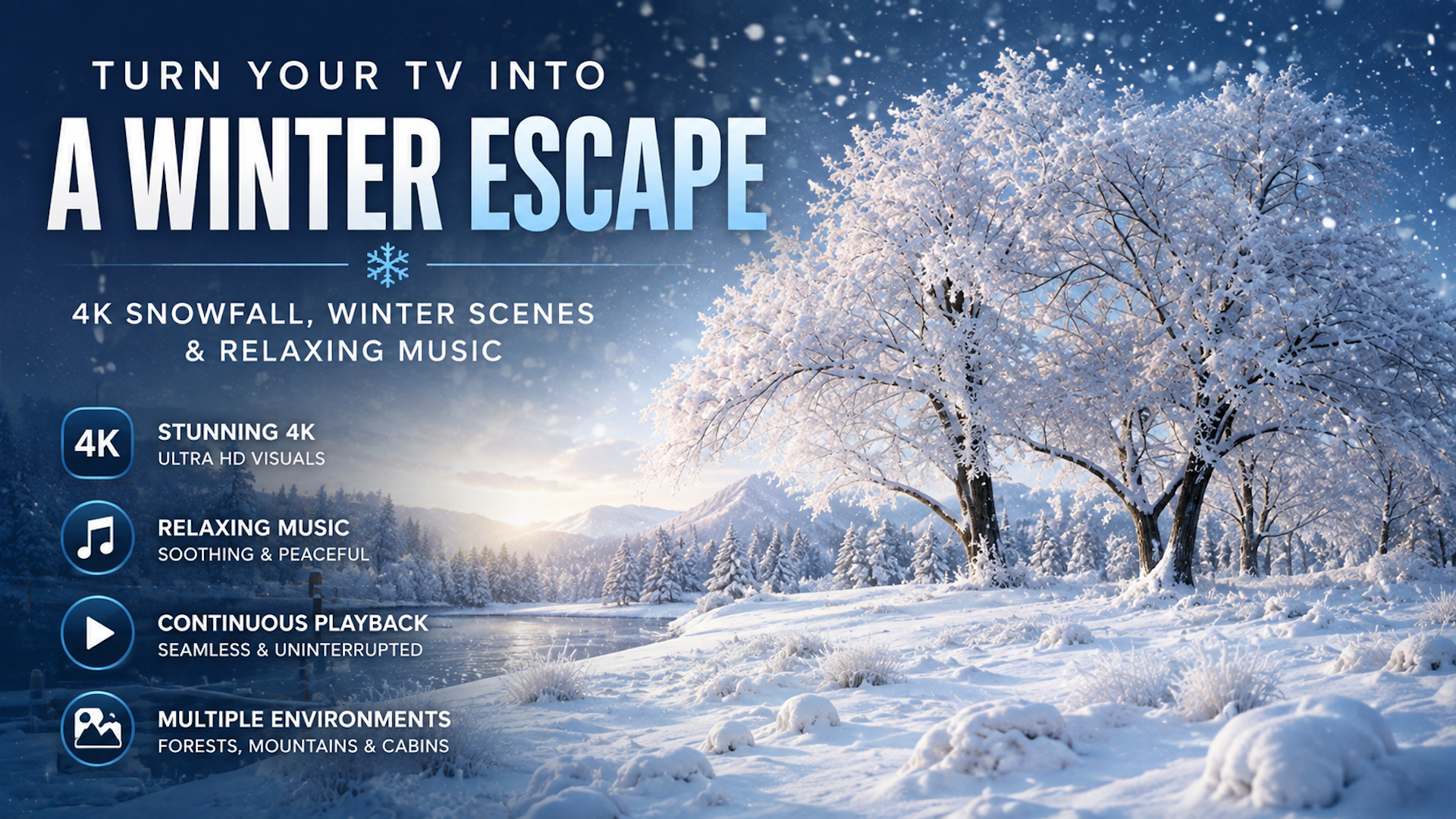 Snow Wallpapers & Winter 4K TV