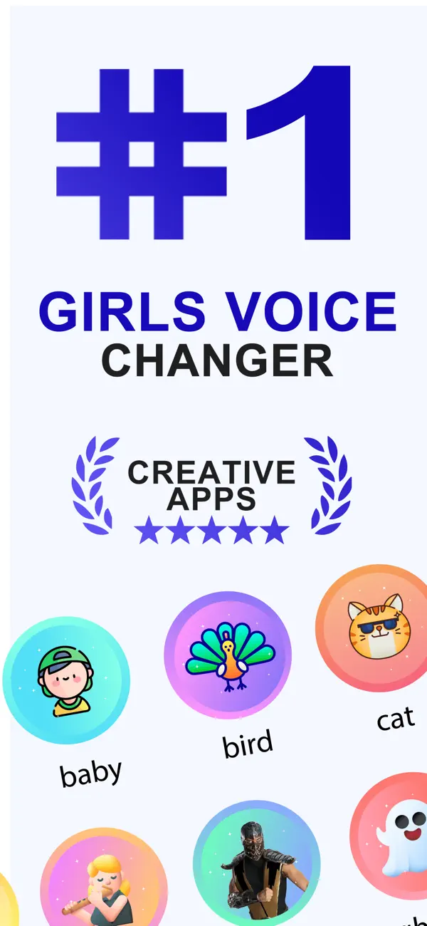 Screenshot #1 pour Girls Voice Changer !
