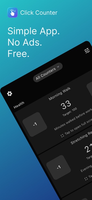 Click Counter - Tap Tracker Screenshot 1 of 9