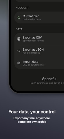 Spendful - Mindful Spending Screenshot 9 of 9