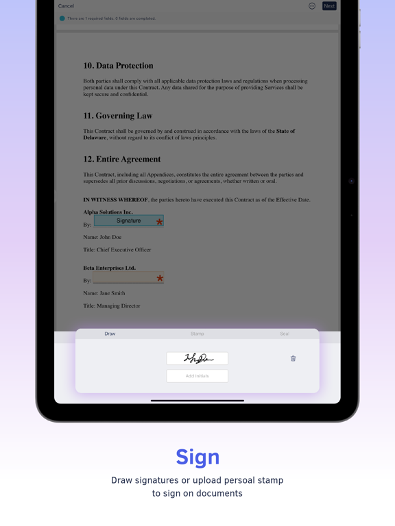 Screenshot #5 pour DottedSign - eSign & Fill Docs