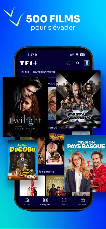 TF1+ : Streaming, TV en Direct screenshot 3 of 8