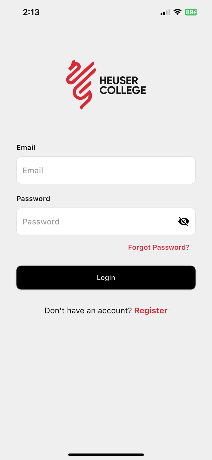 Heuser College - Admission App