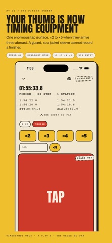 Race Timer Stopwatch : BIBTIME Screenshot 1 of 10