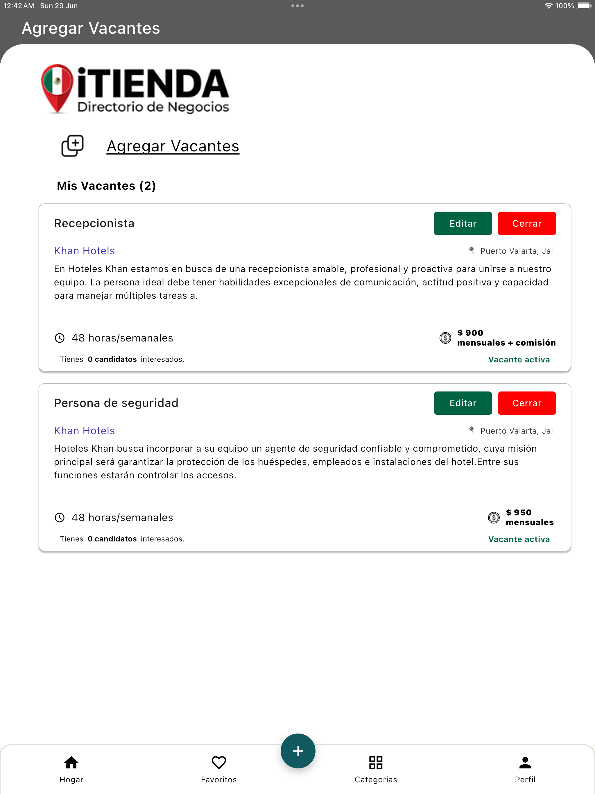 iTIENDA Directorio de Negocios