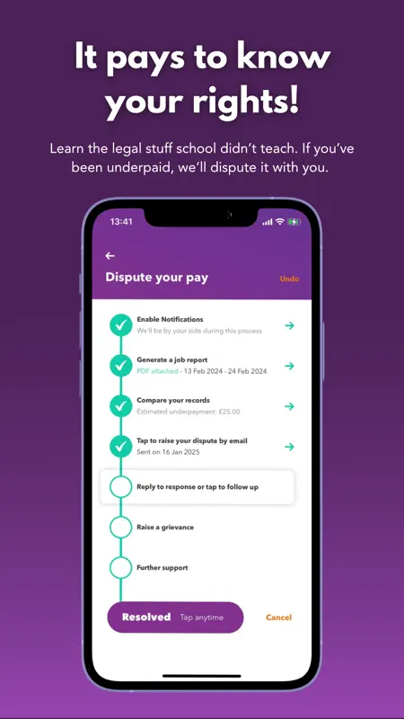 wac – shift & earnings tracker screenshot 9 of 10