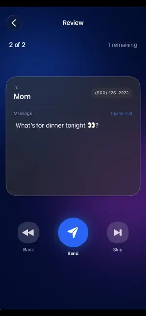 sendAll screenshot 3