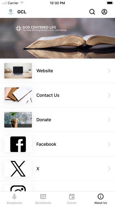 God Centered Life Ministries Screenshot