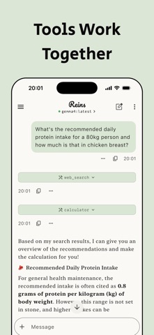 Reins: for Ollama & LM Studio iPhone screenshot 4